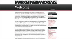 Desktop Screenshot of marketingimmortals.com